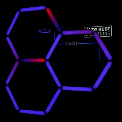 Khuôn Vẽ Họa Tiết Lưới Lục Giác Duality