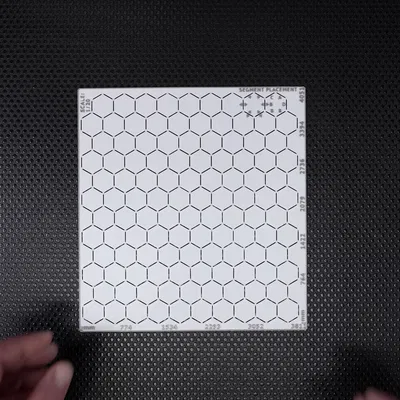 Khuôn Vẽ Họa Tiết Lưới Lục Giác Duality