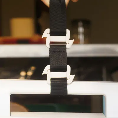 Kẹp dây đai hai mặt bằng flexure / slik clip