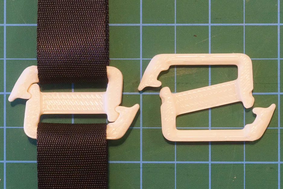 Kẹp dây đai hai mặt bằng flexure / slik clip - Image 2