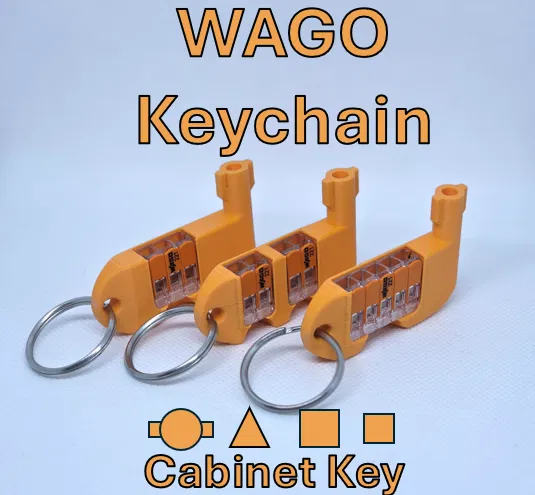 Móc chìa khóa và dụng cụ mở tủ điện WAGO - Image 1