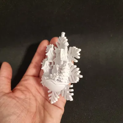 Mô hình Bông Tuyết Grinch Thu Nhỏ Cảnh Làng Giáng Sinh