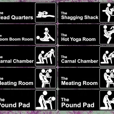 Biển Phòng Giống Logo "The Office" - Bộ Sưu Tập Nhạy Cảm