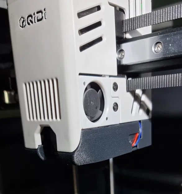 QIDI Q2 Quạt làm mát cải tiến - vỏ/ống dẫn mới cho quạt 5015 (miệng thường và miệng rộng) - Image 3