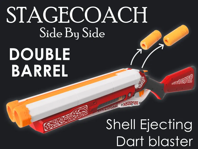 Súng Phóng Đạn Song Song Hai Nòng Kiểu Stagecoach - Image 1