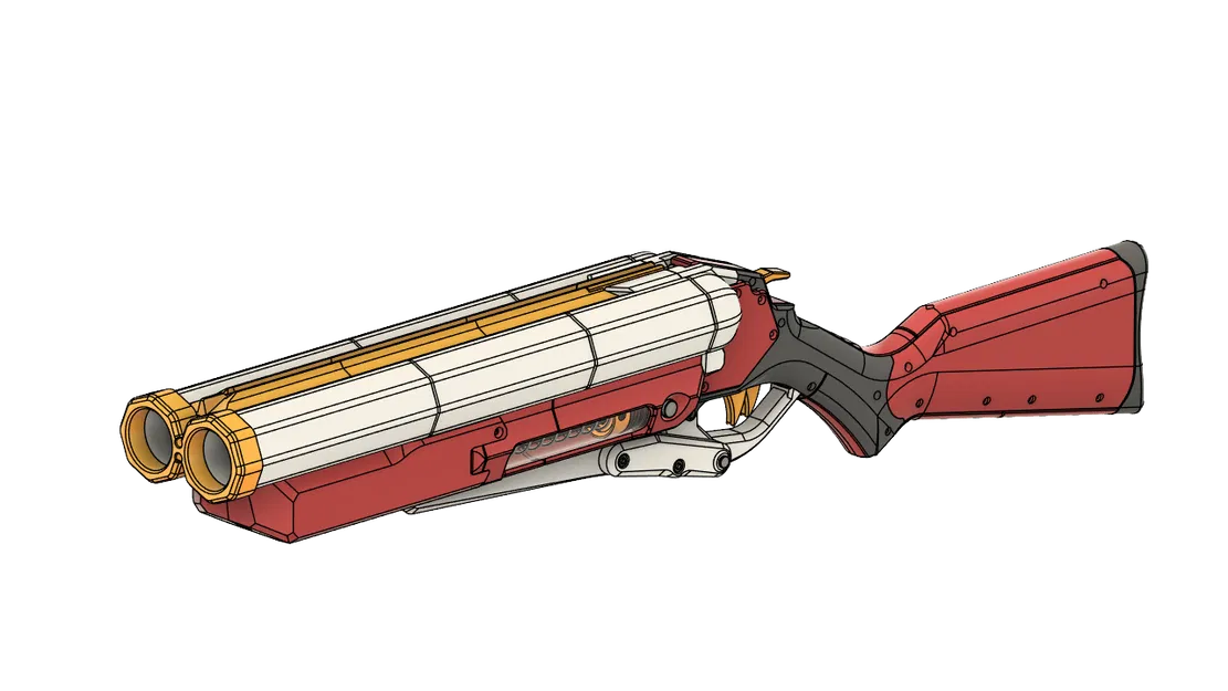 Súng Phóng Đạn Song Song Hai Nòng Kiểu Stagecoach - Image 14