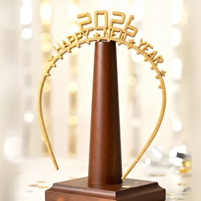 Băng Đô "Chúc Mừng Năm Mới 2026" (Phiên Bản Vượt Thời Gian + Không Cần Support)