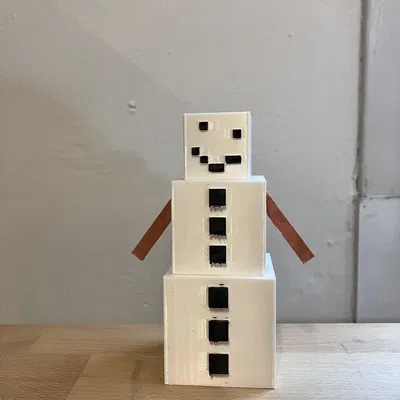 Mô hình Người Tuyết Minecraft Trang Trí Giáng Sinh Mùa Đông