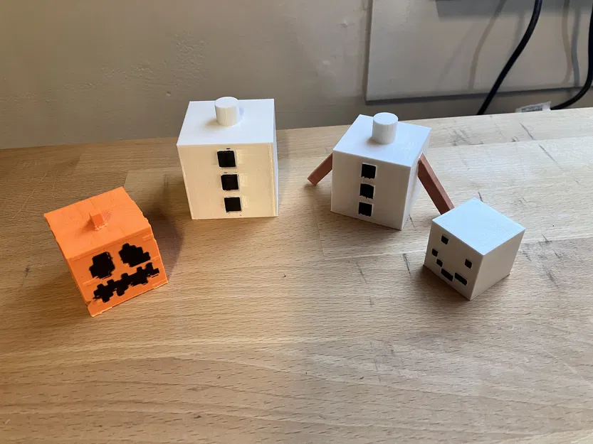 Mô hình Người Tuyết Minecraft Trang Trí Giáng Sinh Mùa Đông - Image 4