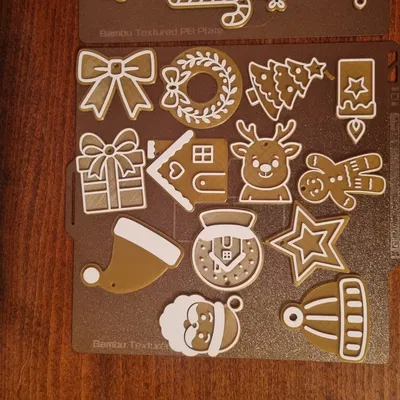 Đồ Trang Trí Bánh Giáng Sinh (26 món)