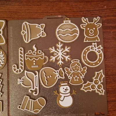 Đồ Trang Trí Bánh Giáng Sinh (26 món)