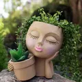 Chậu Hoa "DONNA SOGNO FIORITO" - Bình Hoa Cô Gái Đang Mơ Mộng - Thumbnail 1