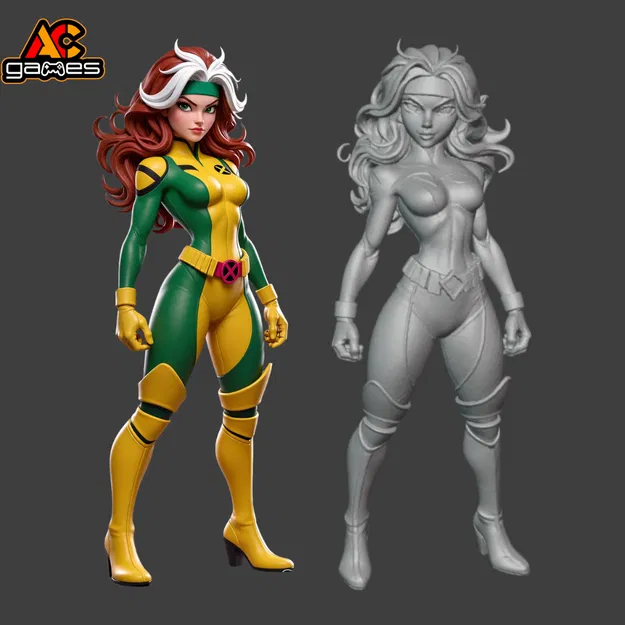 Mô Hình Rogue X-men Phiên Bản Táo Bạo - Image 1