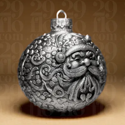 Ông Già Noel - Quả Bóng Trang Trí Giáng Sinh