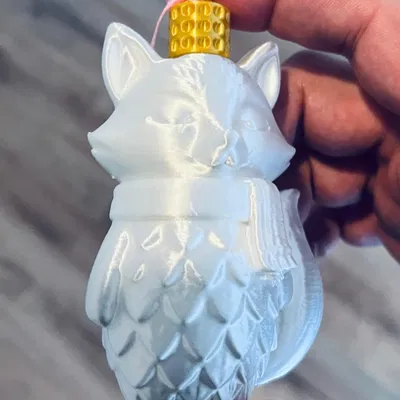 Trang trí cáo cho cây thông Noel - Bộ sưu tập 2025