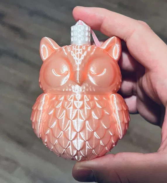 Móc treo cây thông Noel hình cú - bộ sưu tập 2025 - Image 2