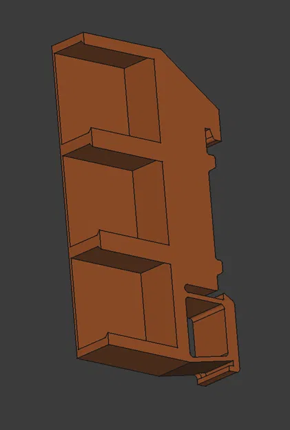 Giá đỡ thanh ray DIN cho WAGO 221-413 - Image 2