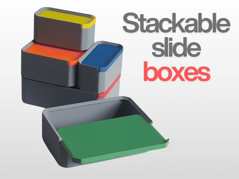 Hộp Trượt Xếp Chồng Tiện Lợi - Image 1