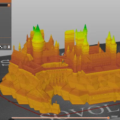 Mô hình Hogwarts được sửa lỗi và làm lại mesh