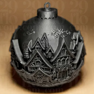 Quả Cầu Trang Trí Giáng Sinh - Làng