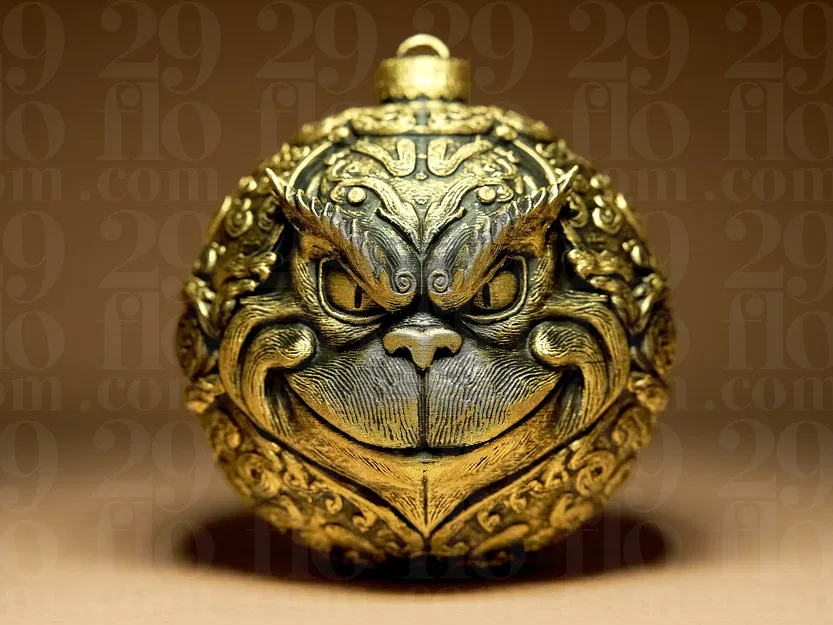 Trái Châu Trang Trí Giáng Sinh Hình Grinch - Image 1