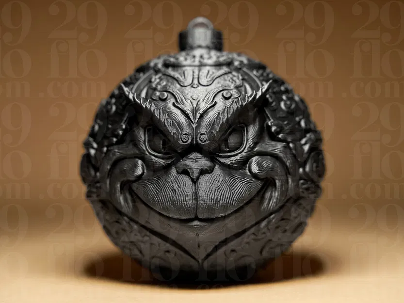 Trái Châu Trang Trí Giáng Sinh Hình Grinch - Image 4