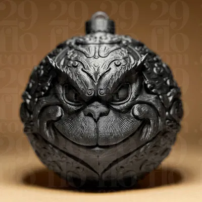 Trái Châu Trang Trí Giáng Sinh Hình Grinch