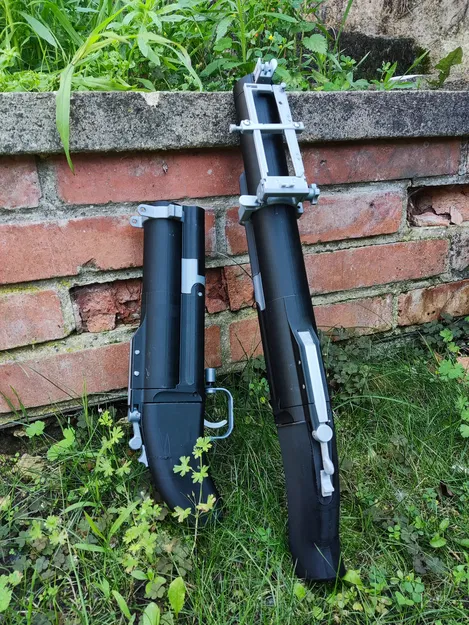 Mô hình súng phóng lựu hơi M79 Airsoft 40mm với ký hiệu KANARR CORP và chi tiết chân thực. - Image 11