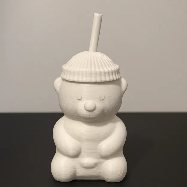 Mô hình Gấu Starbucks kèm Ống hút - Image 2