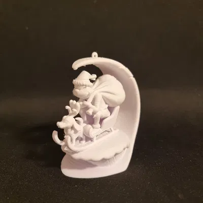 Móc Treo Xe Trượt Tuyết Cảm Hứng Từ Grinch