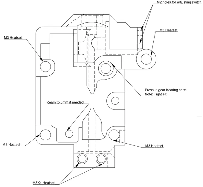 QIDI X-Max 3 (Sau Đầu Đùn) Bộ Cắt Chỉ In (Cập Nhật) - Image 3
