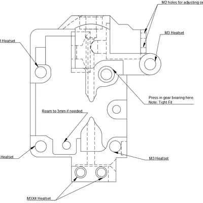 QIDI X-Max 3 (Sau Đầu Đùn) Bộ Cắt Chỉ In (Cập Nhật)