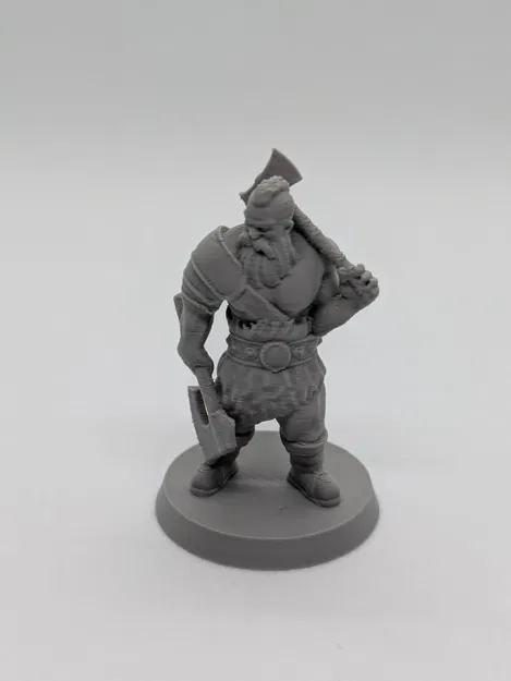 Chiến Binh Man Tộc FDM In Không Cần Support - Image 2