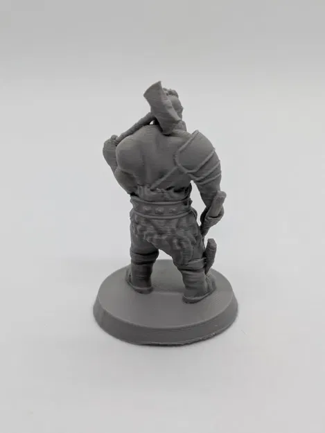 Chiến Binh Man Tộc FDM In Không Cần Support - Image 3