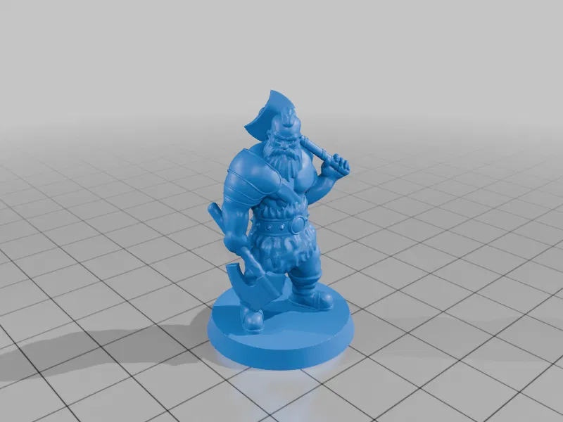 Chiến Binh Man Tộc FDM In Không Cần Support - Image 4