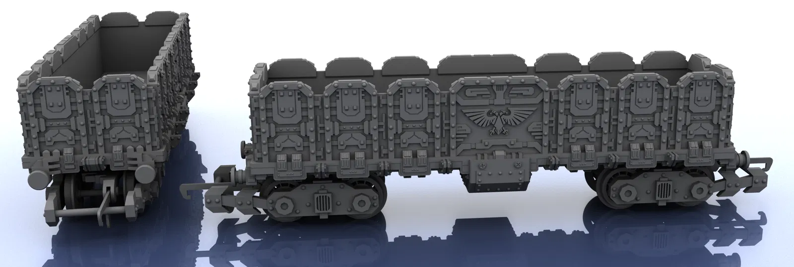 Tàu Hỏa Cỡ OO - Phễu Cao - Cỡ M - Phong Cách Warhammer - Image 1