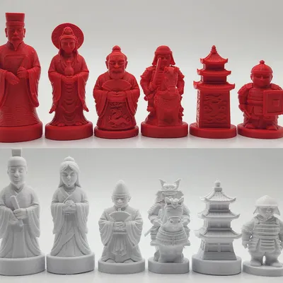 Bộ Cờ Vua Trung Quốc vs Nhật Bản