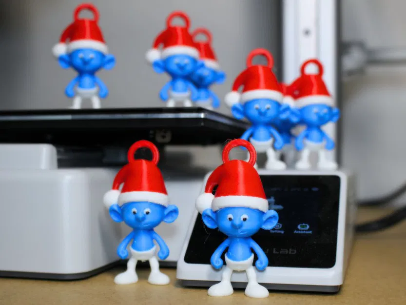 Smurfs Đội Mũ Giáng Sinh - Image 1