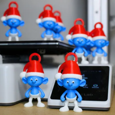 Smurfs Đội Mũ Giáng Sinh