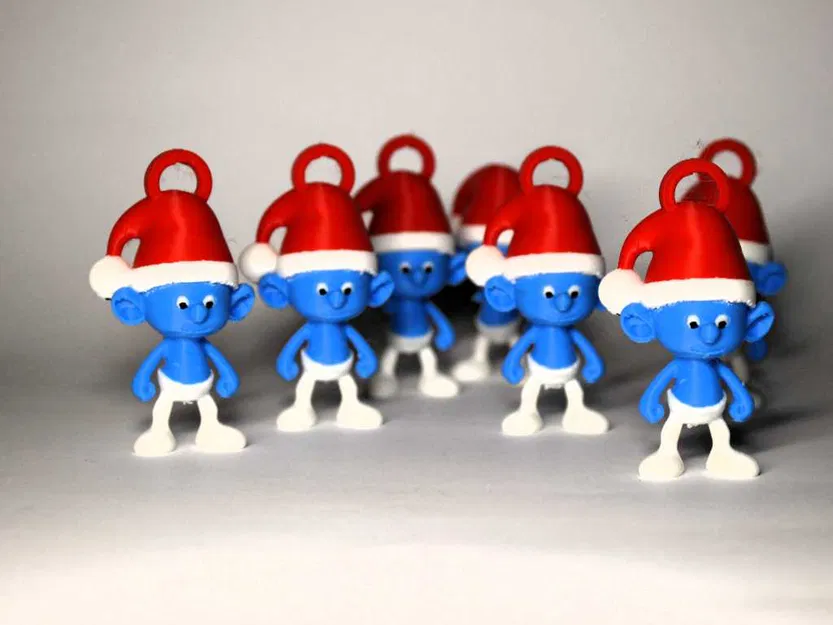 Smurfs Đội Mũ Giáng Sinh - Image 3