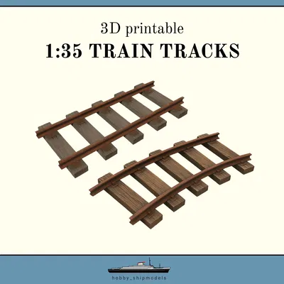 Đường Ray Tàu Tỉ Lệ 1:35 Cho Diorama