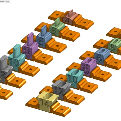 Dom Foot - Kẹp giữ phụ tùng Festool Domino cho xưởng
