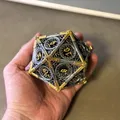 Xúc Xắc D20 Hoa Văn - 100mm DnD Die - Thumbnail 2