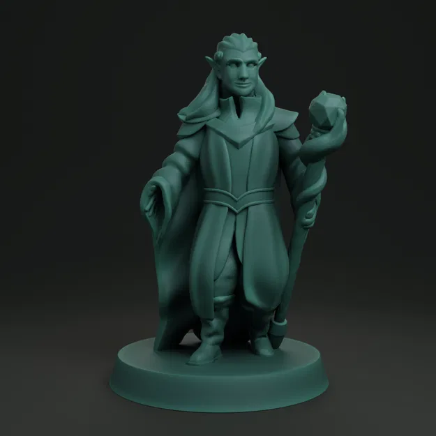 Pháp Sư Elf FDM In Không Cần Support - Image 1