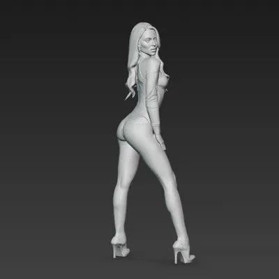 Cyber Woman Pose STL - Mô hình Nữ Tương Lai In 3D