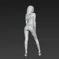 Cyber Woman Pose STL - Mô hình Nữ Tương Lai In 3D - Thumbnail 2