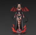 Nữ Hoàng Quỷ - Mô Hình Succubus Fantasy In 3D Có Cánh và Lửa - Thumbnail 2