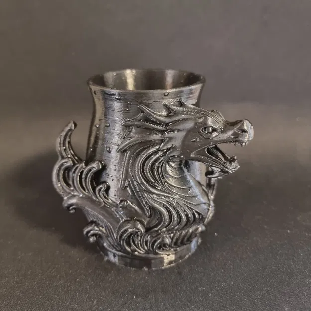 Bình Rồng Đen Tinh Xảo - Image 1