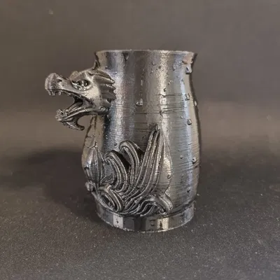 Bình Rồng Đen Tinh Xảo