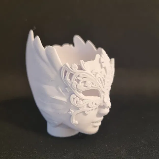 Mặt nạ trang trí làm chỗ cắm bút/kẹo - Image 1